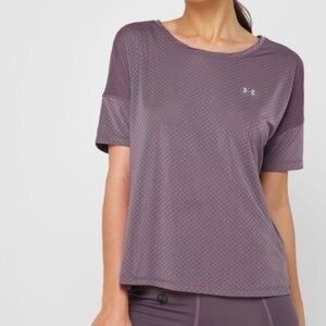 Under Armour | Women’s Purple Heat Gear Short Sleeve Athletic Tee